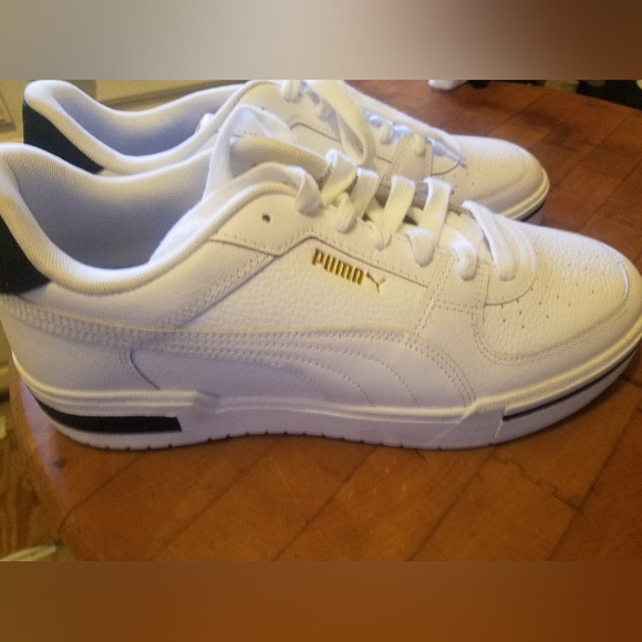 Puma White Black GV Special Athletic Shoes Sneakers Men's Size 12 - Picture 4 of 8